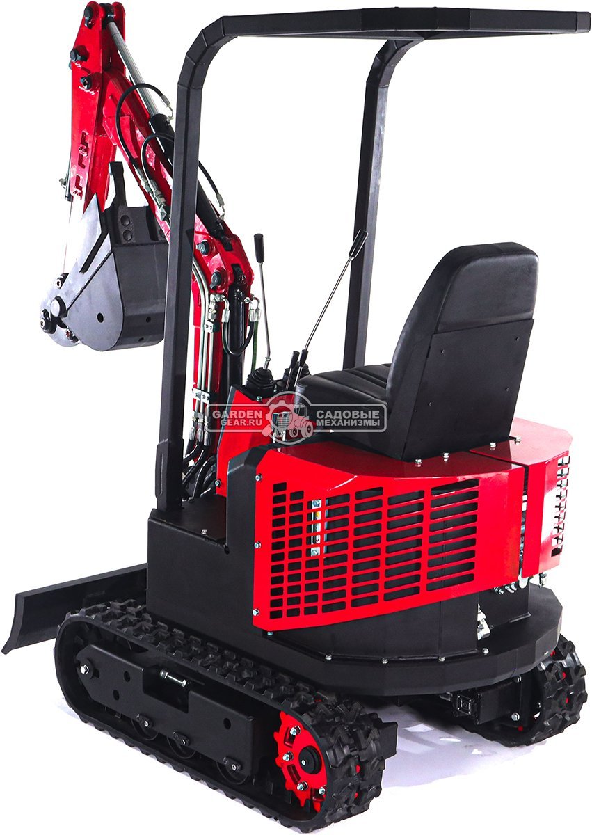 Гусеничный полноповоротный экскаватор RED LC-01 Lifan 15 л.с., глубина копания 1,6 м., 771 кг.