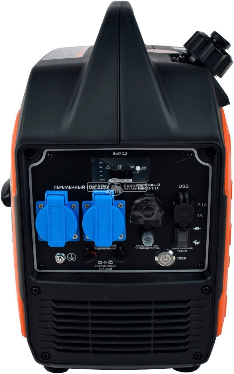 Бензиновый генератор инверторный EVOline BQH 3300 E с электрозапуском (PRC, 165 см3, 2.9/2.7 кВт, 6.5 л, 22 кг)