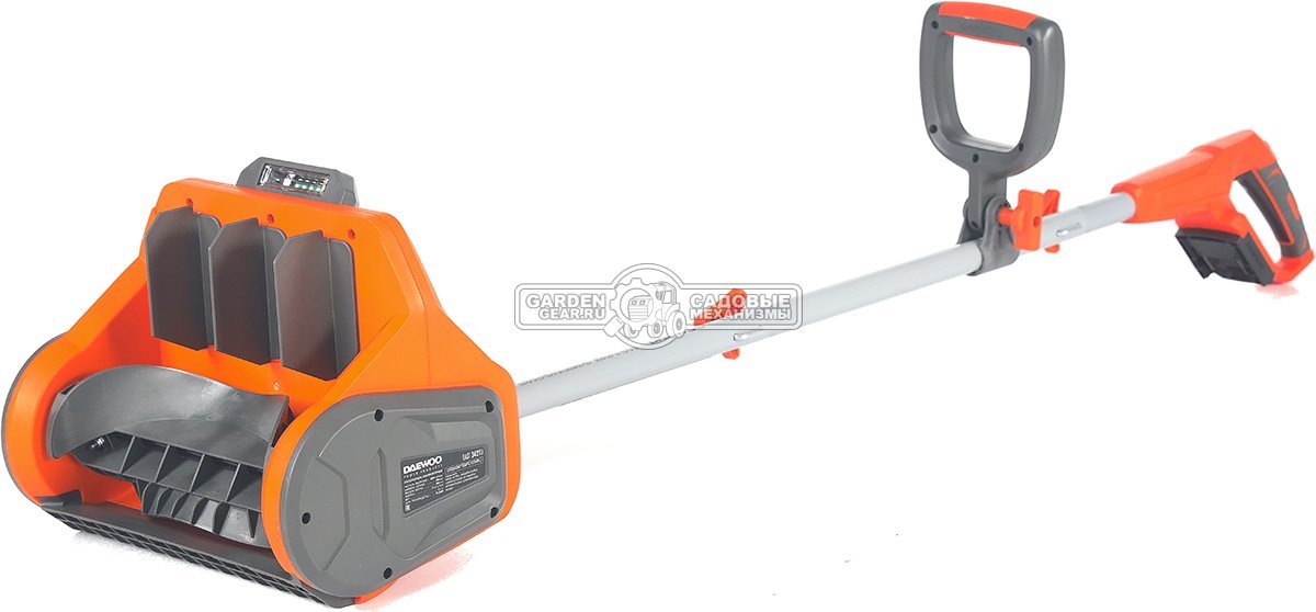 Снегоуборщик аккумуляторный / лопата Daewoo DAST 3421Li SET c АКБ 4 А/ч и ЗУ (PRC, BL 21В, ширина 34 см, 4.3 кг)