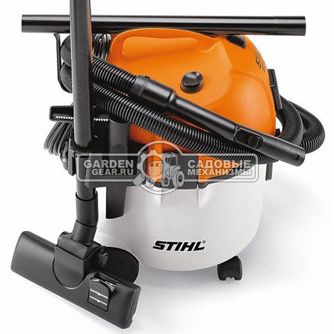 Пылесос Stihl SE 62 E (1,4 кВт., 20 л., шланг 3,5 м., розетка для электроинструмента, 8 кг)