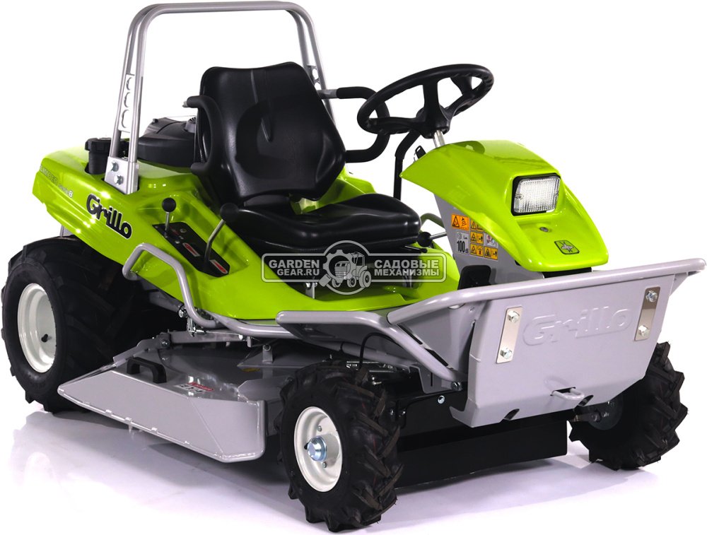Садовый трактор для высокой травы и работы на склонах Grillo Climber 8.22 (ITA, B&S 7220 PXi, 656 куб.см3, задний выброс, дифференциал, 91 см, 290 кг)