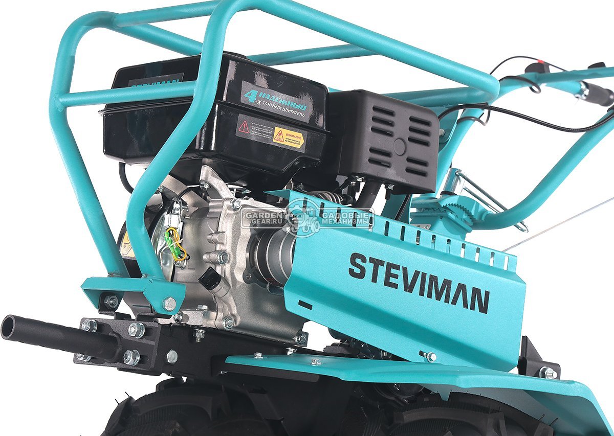 Мотоблок Steviman MT-310 на колесах 19-7*8 Extreme (RUS, EST 212 см3, 90 см, 4 вперед/2 назад, шкив, 90 кг)