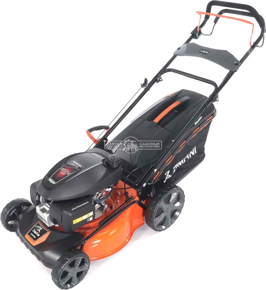 Газонокосилка бензиновая ZimAni LC247SH (PRC, 47 см, Honda GCVx145, 145 см3, сталь, 60 л, 3 в 1, Quattro Blade, 29 кг)