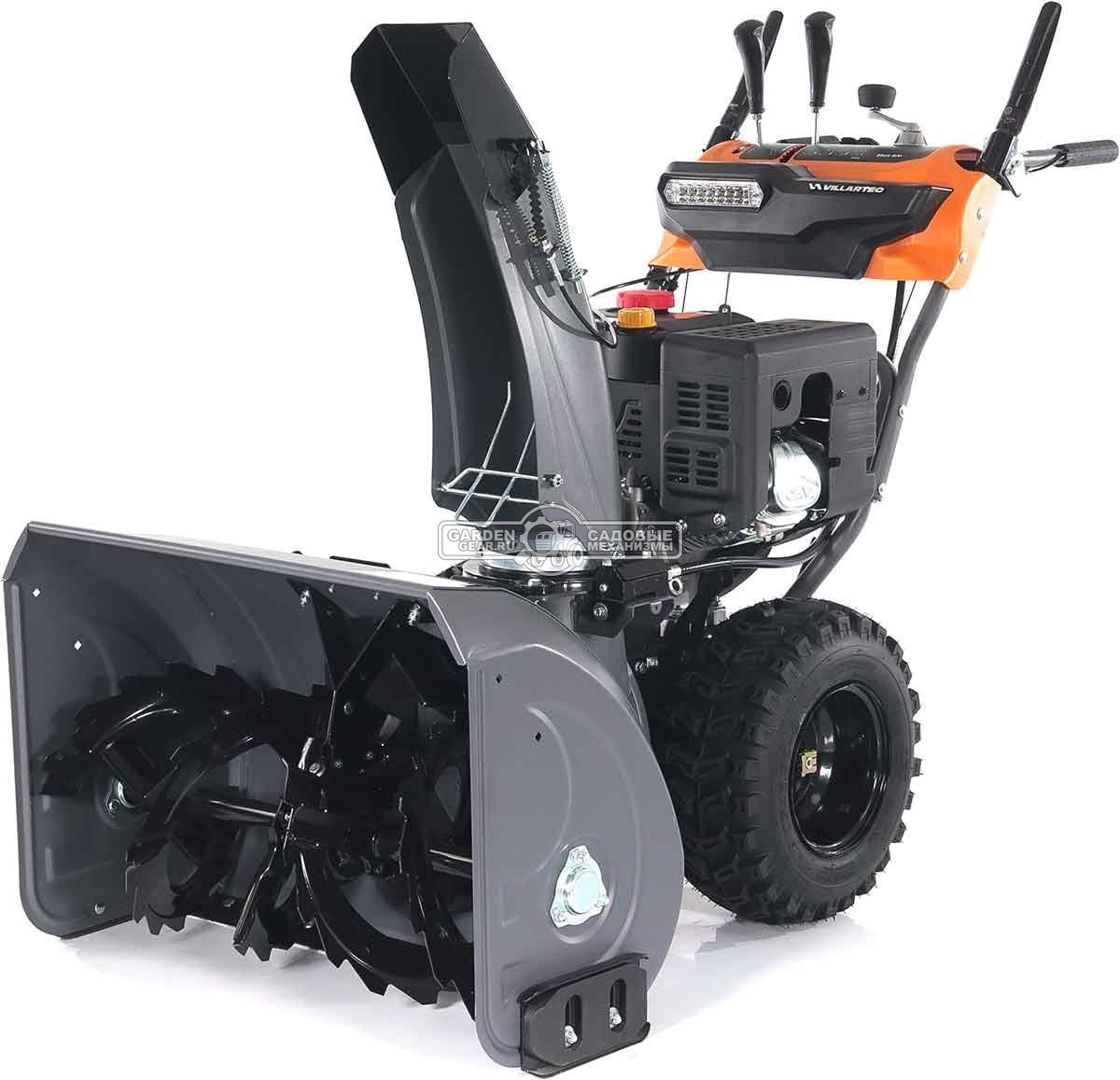 Снегоуборщик Villartec WB1176E (PRC, 76 см, Loncin, 302 см3, эл/стартер 220В, фара, подогрев рукояток, дифференциал, скорости 6/2, 117 кг)