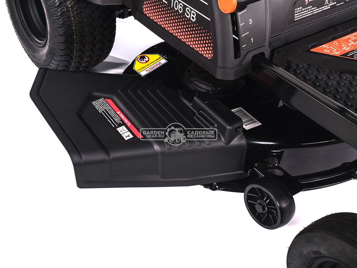 Садовый райдер Yard Fox TZ 106 SB аккумуляторный с нулевым радиусом разворота (PRC, 56В,100 Ач LFP/Li-ion, 106 см, LED-фара, 210 кг)