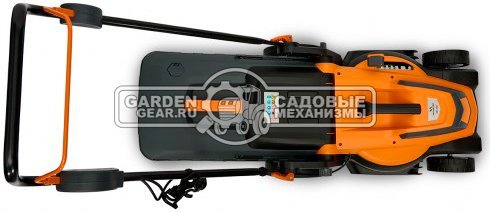 Газонокосилка электрическая Villartec ME 1843 (PRC, 1800 Вт, 43 см, пластик, мульчирование, 50 л, 17.6 кг)