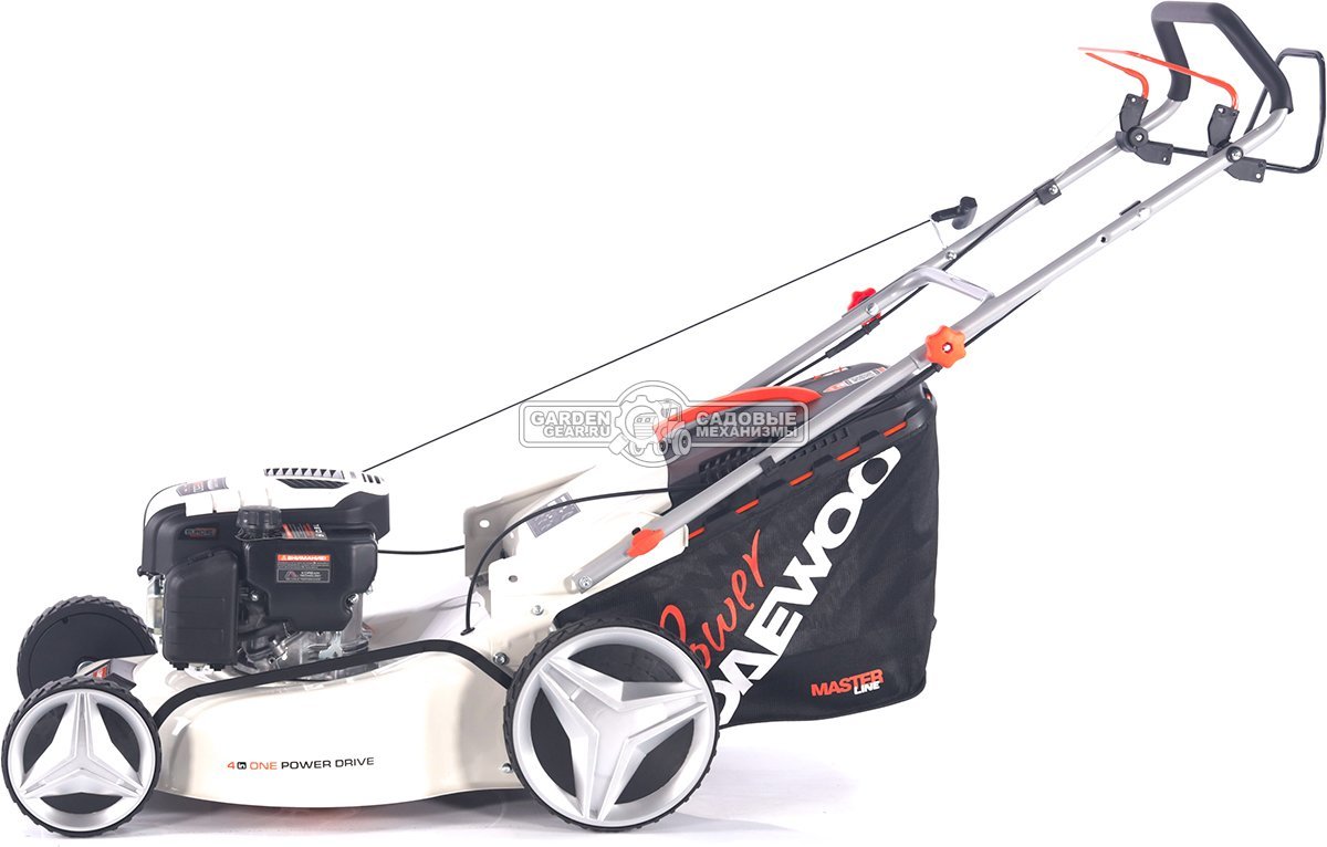 Газонокосилка бензиновая Daewoo L 55SP (PRC, 54 см, Daewoo 165 см3, сталь, 70 л, Turbo X Blade, 4 в 1, 31.6 кг)