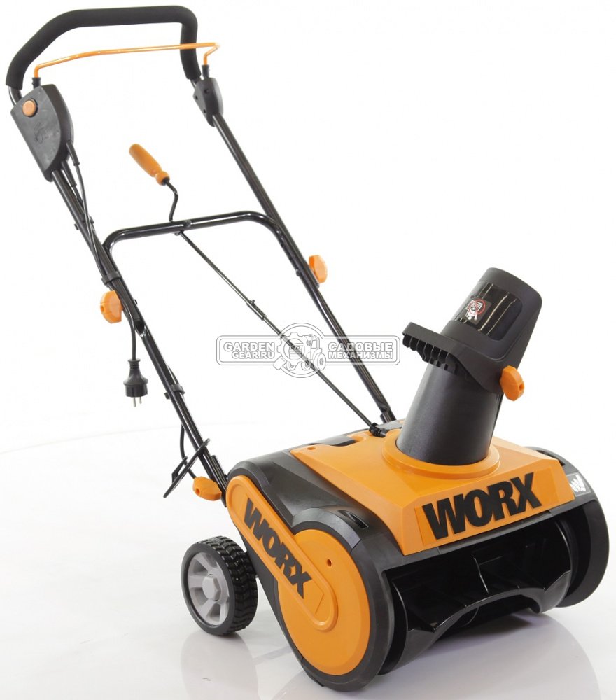 Снегоуборщик электрический Worx WG450E (PRC, 1600 Вт, 46 см, 12 кг)