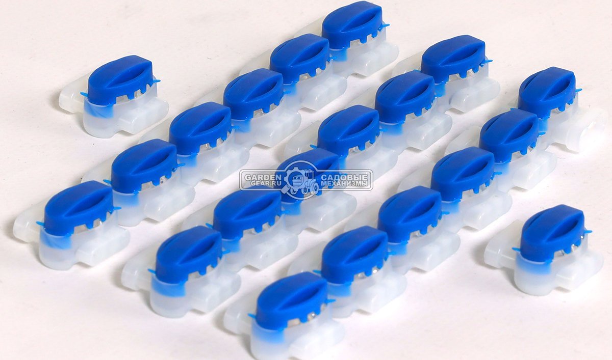 Коннектор для металлического ограничительного кабеля ZimAni 20 шт. для роботов газонокосилок