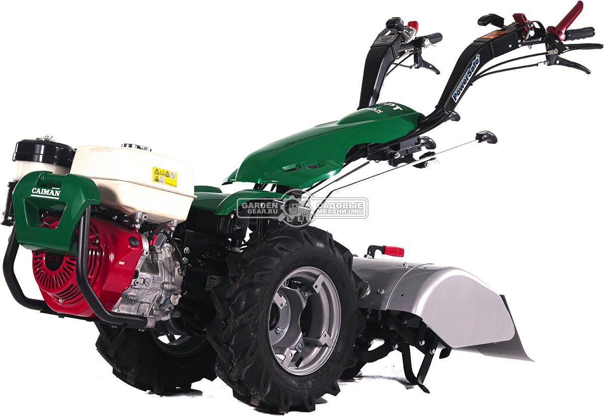 Мотоблок Caiman Atletico 340PT (ITA, Honda GX390, 389 куб.см., дифференциал, колеса 5.00х10, тормоза, 3 вперед + 3 назад, 116 кг.)