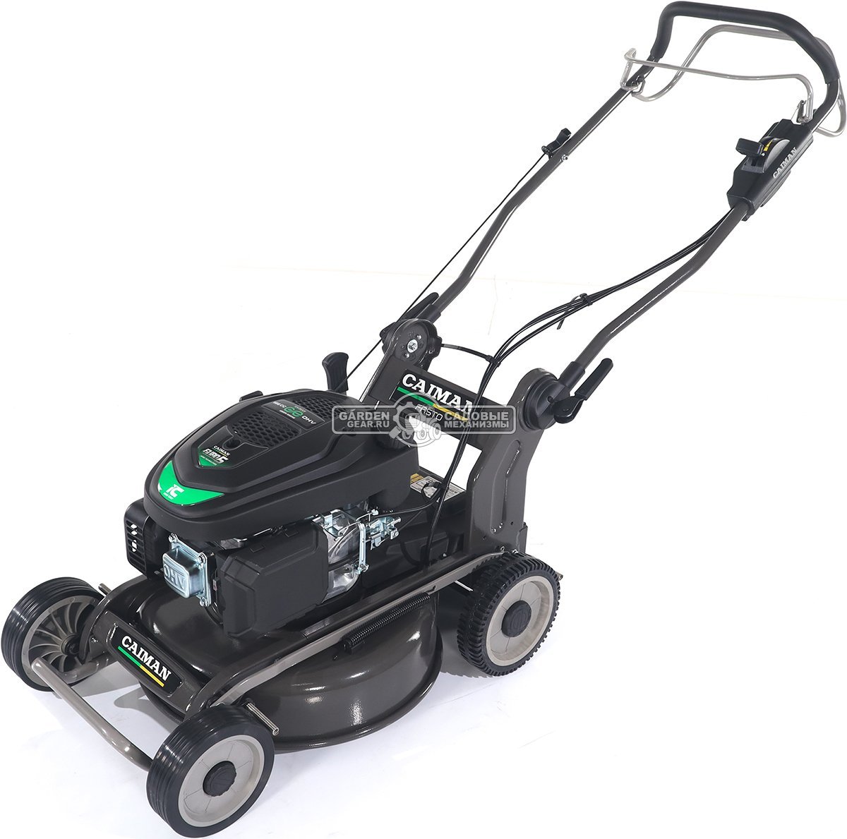 Газонокосилка бензиновая Caiman Fasto 50CT мульчирующая (RUS, 46 см, Caiman Green Engine, 166 см3, сталь, 40,4 кг.)