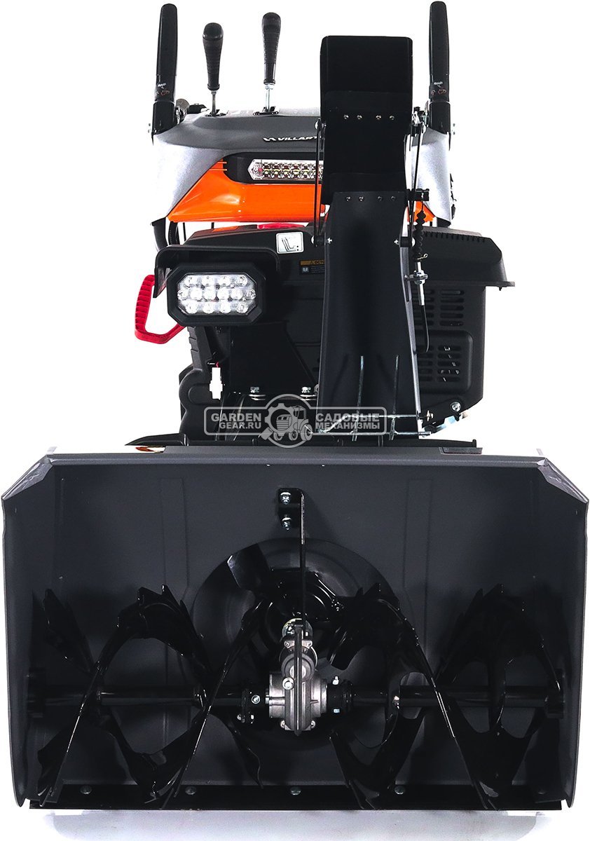 Снегоуборщик Villartec WB1576ET Hydro гусеничный (PRC, 76 см, Loncin 420 см3, эл/стартер от АКБ 12В, дифференциал, фара, 141 кг)