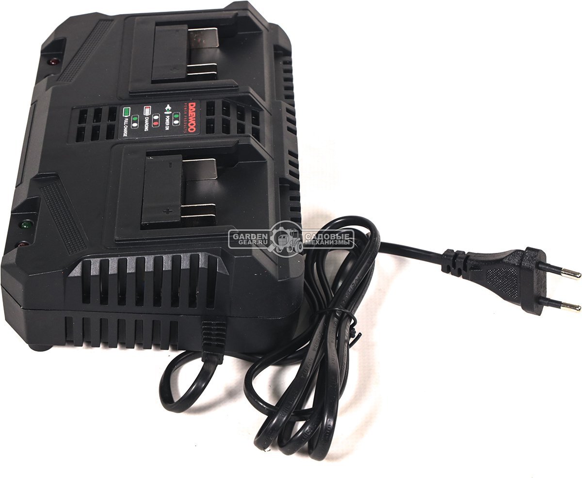 Зарядное устройство Daewoo DACH 8021Li быстрой зарядки двойное (PRC, 2x4.0А, 21В, 0.52 кг)