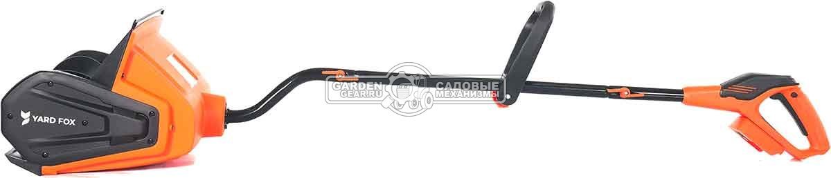 Снегоуборщик аккумуляторный / лопата Yard Fox 33E с АКБ 4 А/ч и ЗУ (PRC, BL 20В, ширина 33 см, 6 кг)