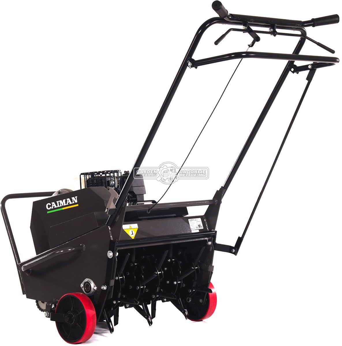 Аэратор бензиновый профессиональный Caiman Aero 55H (RUS, 53 см, Honda GX160, 163 куб.см., сталь, 30 полых шипов, 170 кг.)