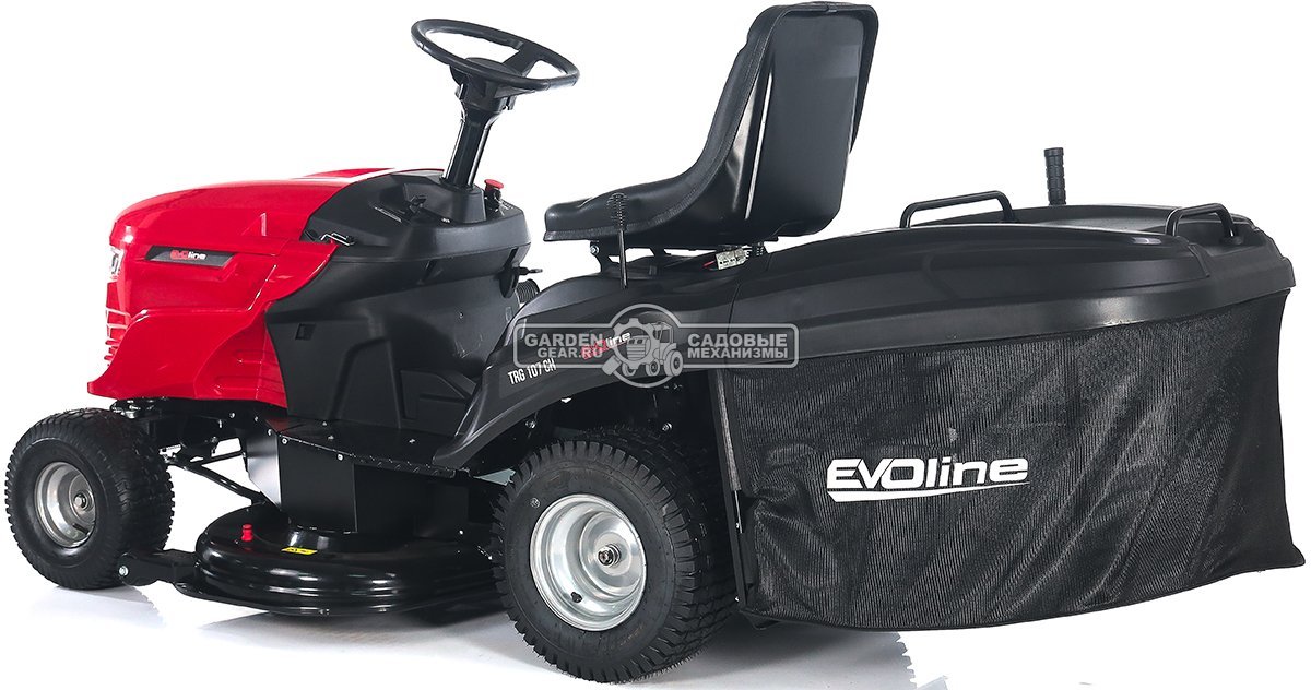 Садовый трактор Evoline TRG 107 CH (PRC, Loncin, 546 куб.см., гидростатика, ширина кошения 107 см, травосборник 220 л, 192 кг.)