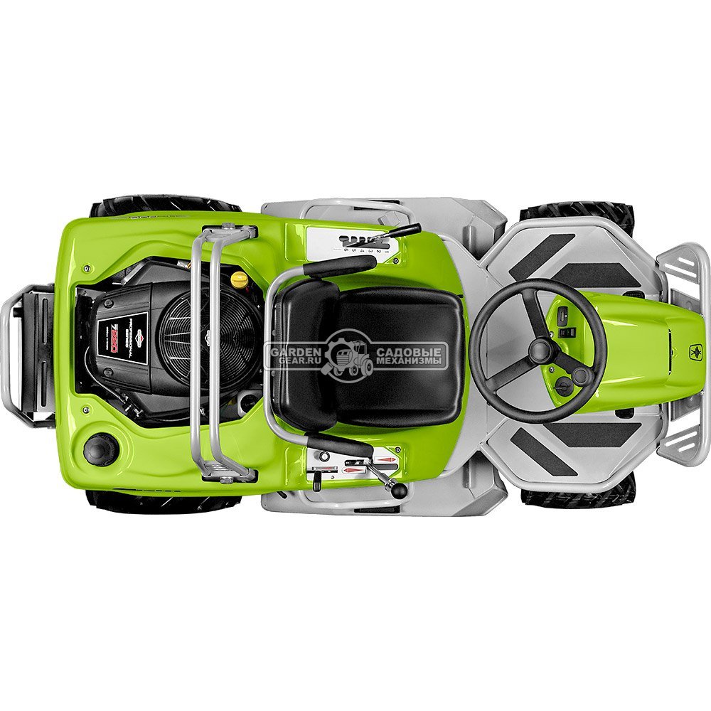 Садовый трактор для высокой травы и работы на склонах Grillo Climber 8.22 (ITA, B&S 7220 PXi, 656 куб.см3, задний выброс, дифференциал, 91 см, 290 кг)