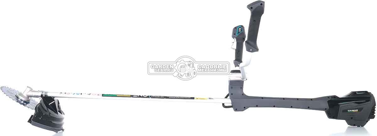 Мотокоса аккумуляторная Caiman ENO BCTXi 3 in 1 без АКБ и ЗУ (RUS, BL 60В, Maxi Connect, T-рукоятка, диск + нож 3T + леска 2.4 мм, 6.0 кг)