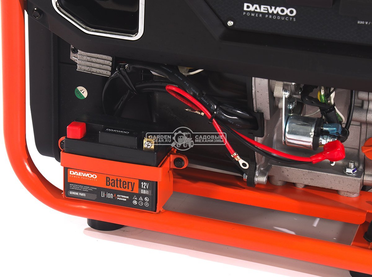 Бензиновый генератор инверторный Daewoo GDA 4600Ei с электрозапуском (PRC, Daewoo, 236 см3, 4,2/4,6 кВт, 12 л, рама, 35 кг)