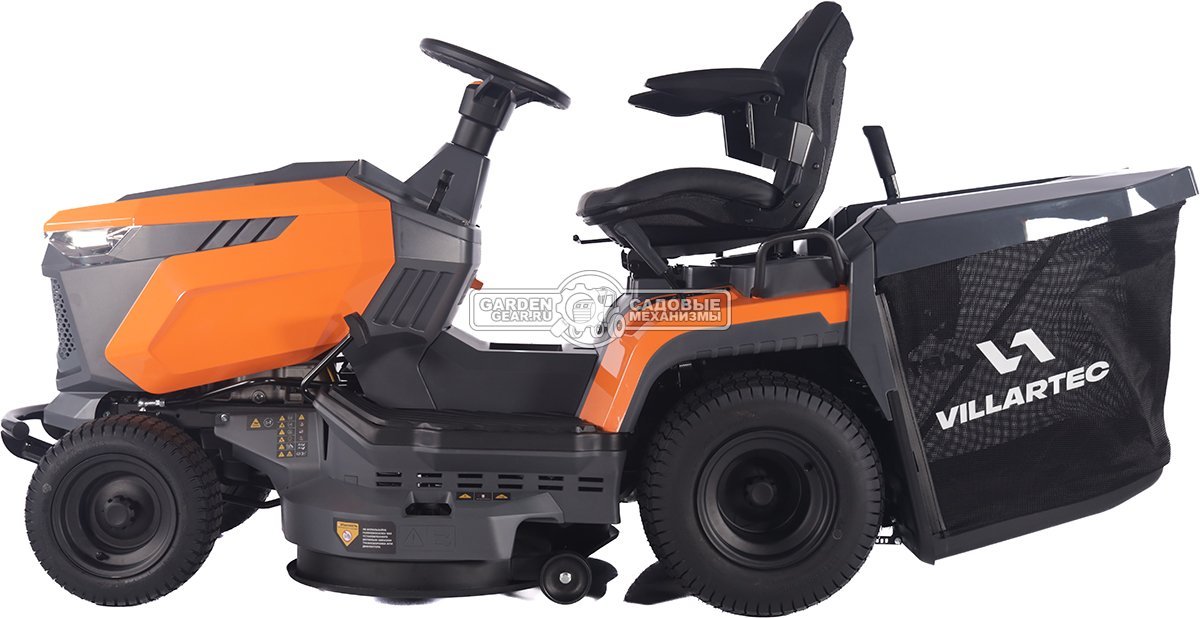 Садовый трактор Villartec MR1997H (PRC, Loncin 546 куб.см., LED дисплей, гидростатика, травосборник 320 л, ширина кошения 97 см, 198 кг.)