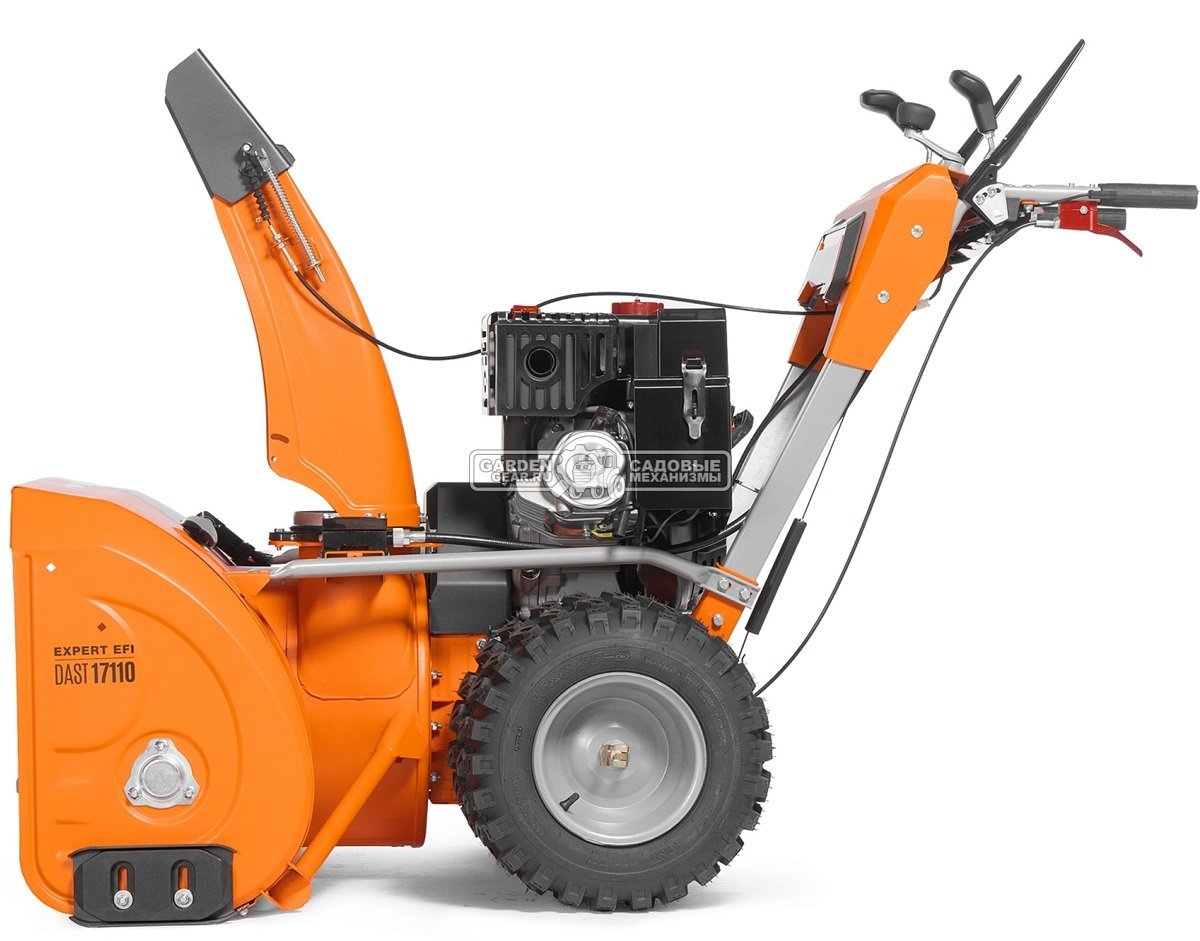 Снегоуборщик Daewoo DAST 17110 (EFI) (PRC, 108 см., Daewoo WXE 450 EFI, 450 куб.см., запуск от аккумулятора, фара, скорости 5/2, 4 колеса, 153 кг.)