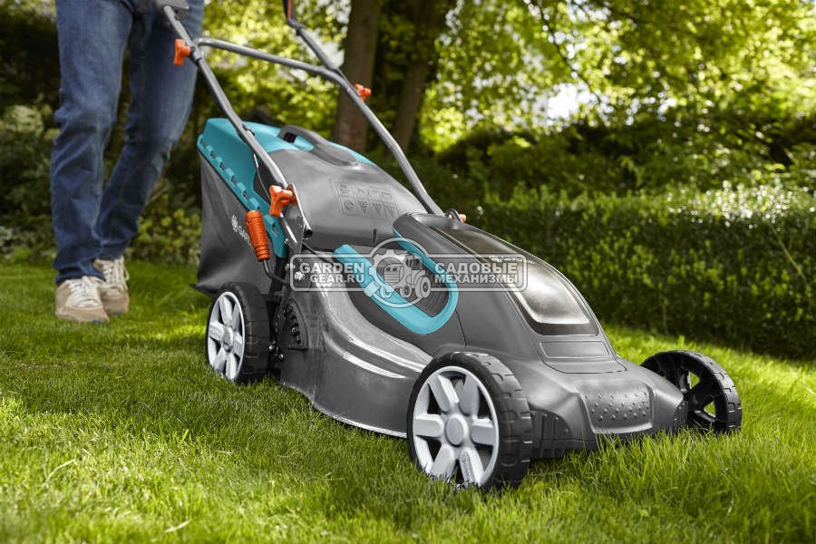Газонокосилка аккумуляторная Gardena PowerMax Li-40/41 с АКБ 2.6 А/ч и ЗУ (PRC, Li-ion 40В, 41 см, 50 л, 21.8 кг)