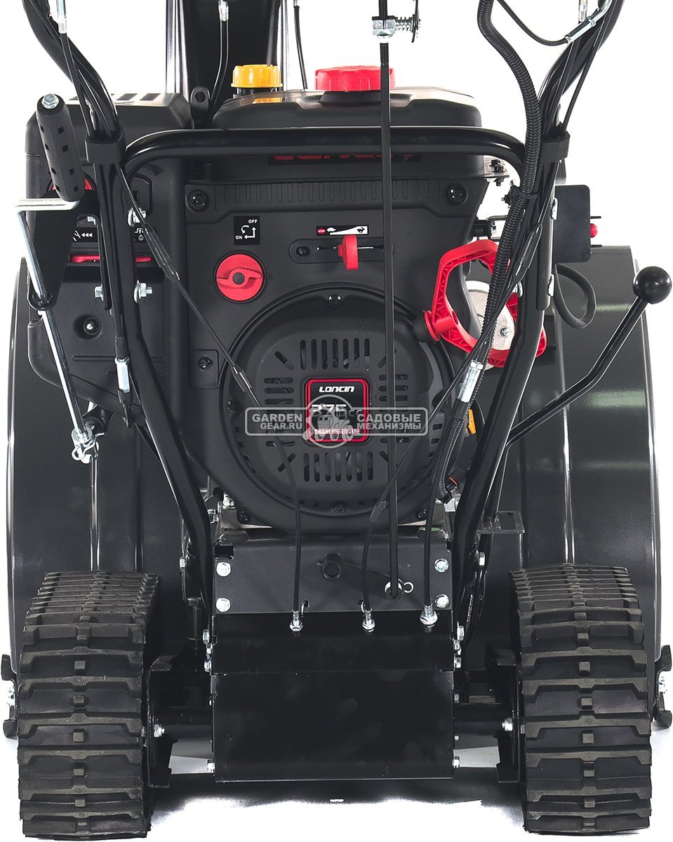 Снегоуборщик Evoline SBG 700 TLE гусеничный (PRC, 70 см, Loncin, 383 см3, эл/стартер 220В, фара, разблокировка гусениц, подогрев рукояток, 120 кг)