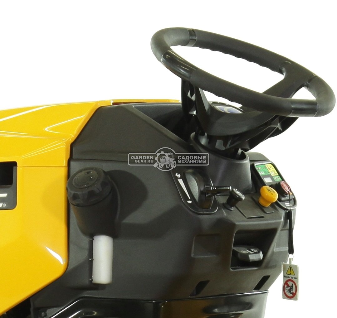 Садовый трактор Cub Cadet XT3 QR106E (USA, Kawasaki, V-Twin, 726 куб.см, гидростатика, травосборник 360 л., ширина кошения 106 см, 268 кг.)