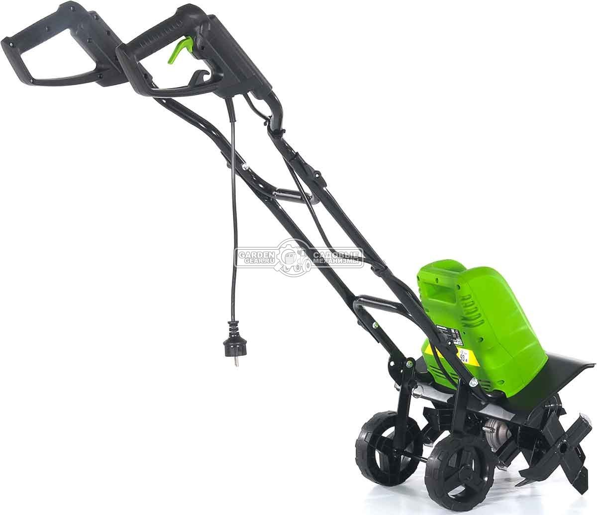 Культиватор электрический GreenWorks GTL1520 (PRC, 1500 Вт, 40 см, 11 кг)