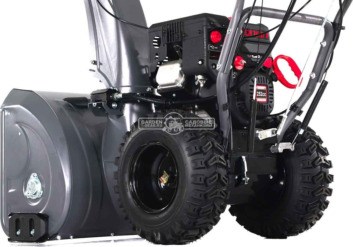 Снегоуборщик Villartec WB9071E MY2024 (PRC, 71 см, Loncin 252 см3, эл/стартер 220В, фара, подогр. рукояток, разблокировка колес, скорости 6/2, 105 кг)