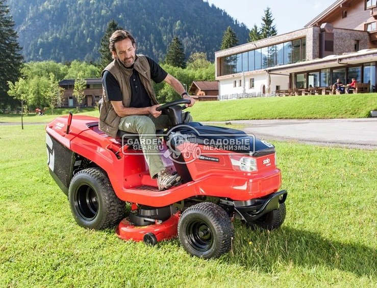 Садовый трактор Solo by Al-ko T 16-95.6 HD V2 Premium (AUT, 95 см, B&S Intek 7160 V-Twin, 656 см3, гидростатика, травосборник 310 л., 250 кг)