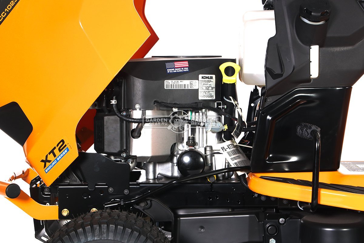 Садовый трактор Cub Cadet XT2 CC1023 (USA, Kohler KT730 23HP, V-Twin, 725 куб.см, гидростатика, травосборник 320 л., ширина кошения 106 см., 253 кг.)