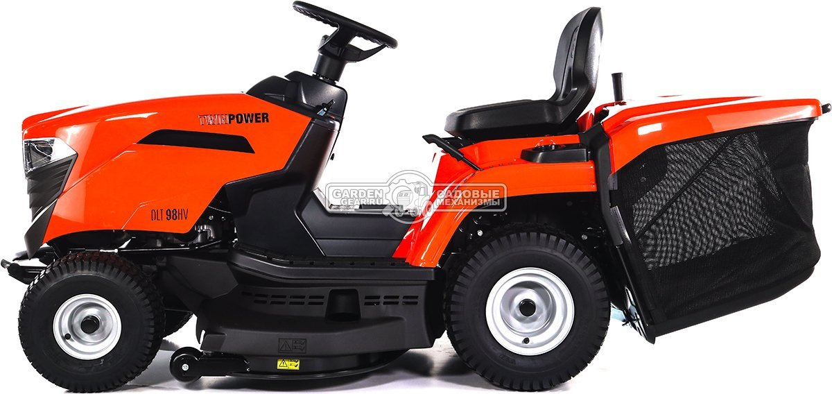 Садовый трактор Daewoo DLT 98HV (PRC, Stiga ST550 V-Twin, 586 куб.см., гидростатика, ширина кошения 98 см, травосборник 240 л, мульчирование, 198 кг)