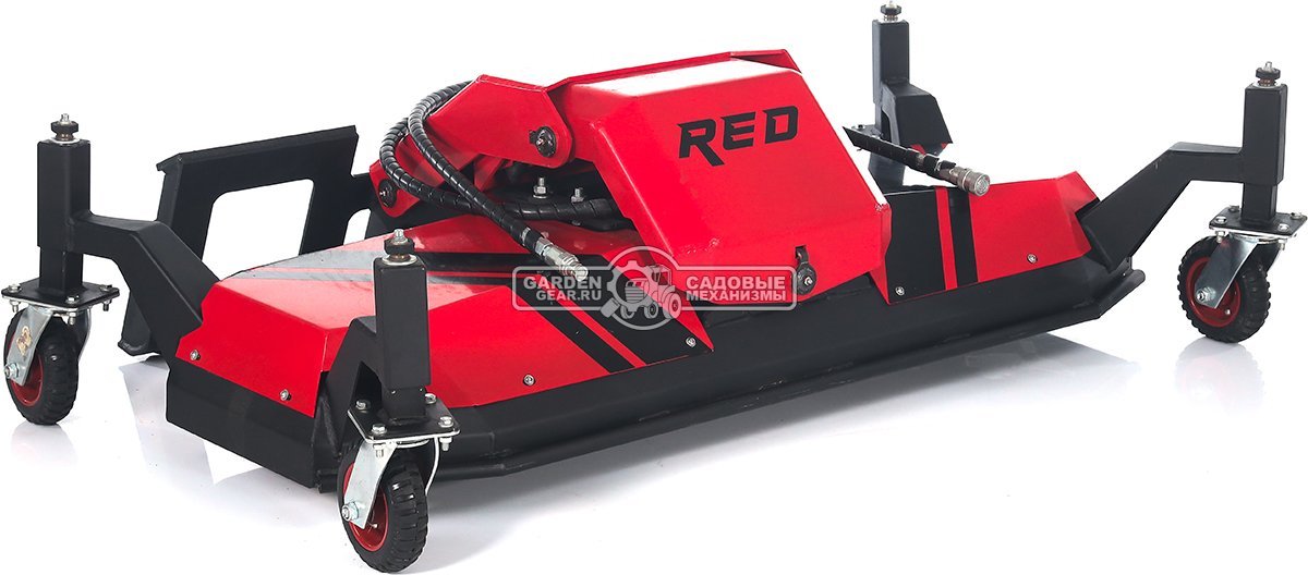 Газонокосилка мульчирующая RED для мини-погрузчика, 6 дисков с ножами, ширина 158 см., 190 кг.