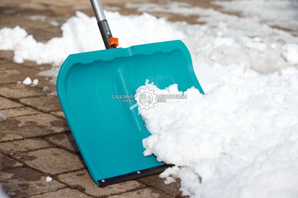 Лопата Gardena KST 50 для уборки снега 50 см., пластиковая кромка (без рукоятки, комбисистема)