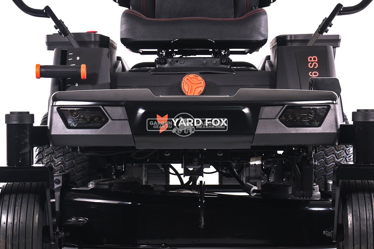 Садовый райдер Yard Fox TZ 106 SB аккумуляторный с нулевым радиусом разворота (PRC, 56В,100 Ач LFP/Li-ion, 106 см, LED-фара, 210 кг)