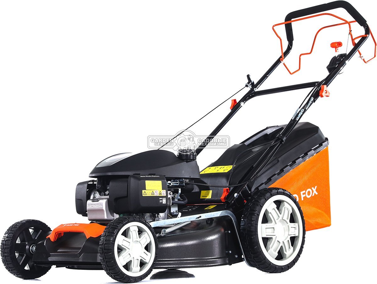 Газонокосилка бензиновая Yard Fox 53SH V (PRC, 53 см, Honda GCV200, 202 см3, вариатор, сталь, 3 в 1, 60 л, 36.8 кг)