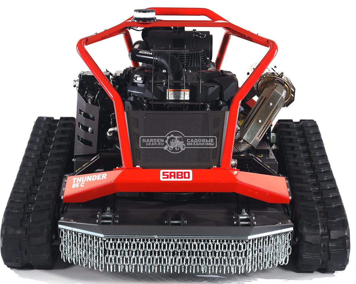 Робот газонокосилка для кошения склонов SABO THUNDER 85 C с дистанционным управлением (GER, 85 см., Honda iGXV 700 EFI, 699 куб.см., 580 кг.)