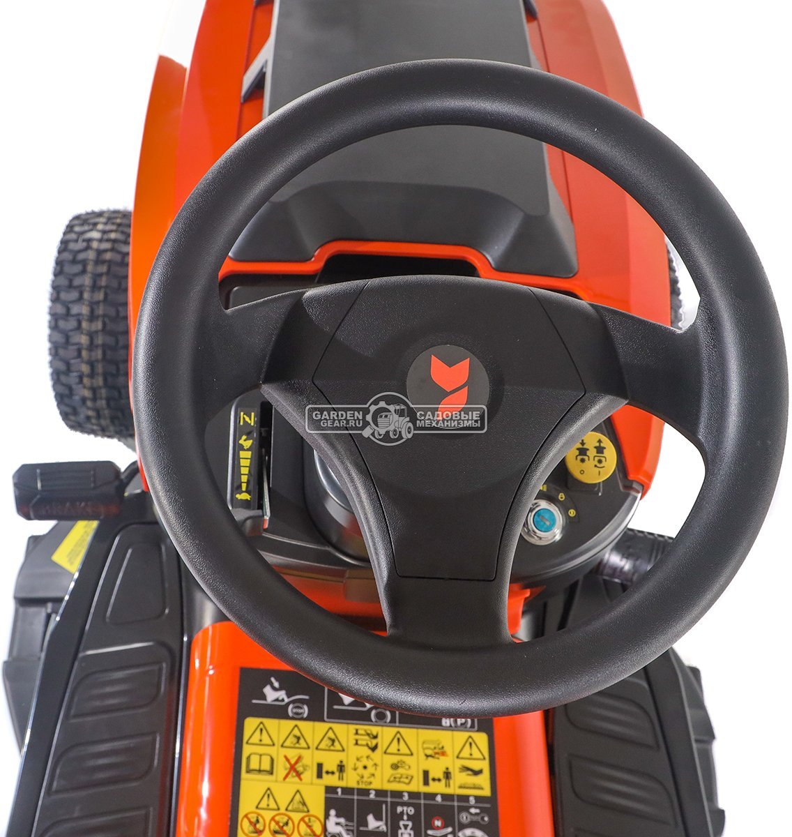 Садовый трактор Yard Fox T 86RBH (PRC, Loncin, 352 куб.см., гидростатика, травосборник 245 л, ширина кошения 86 см, 184 кг)