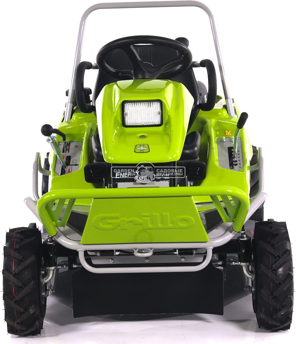 Садовый трактор для высокой травы и работы на склонах Grillo Climber 7.18 (ITA, B&S Intek, 656 куб.см3, задний выброс, дифференциал, 85 см, 245 кг)