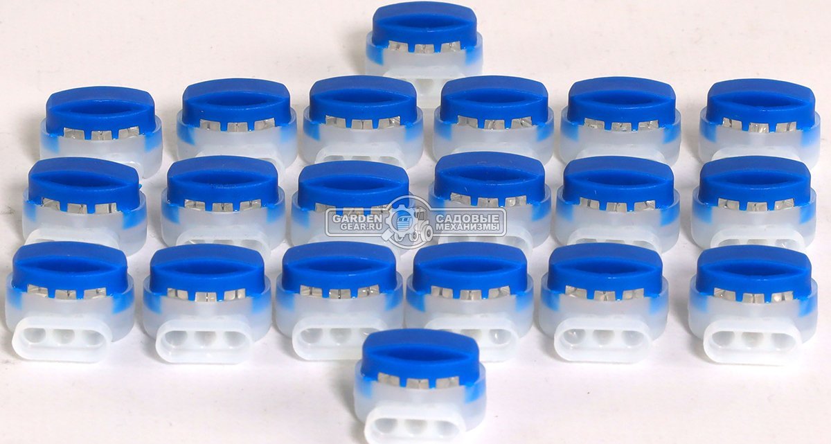 Коннектор для металлического ограничительного кабеля ZimAni 20 шт. для роботов газонокосилок