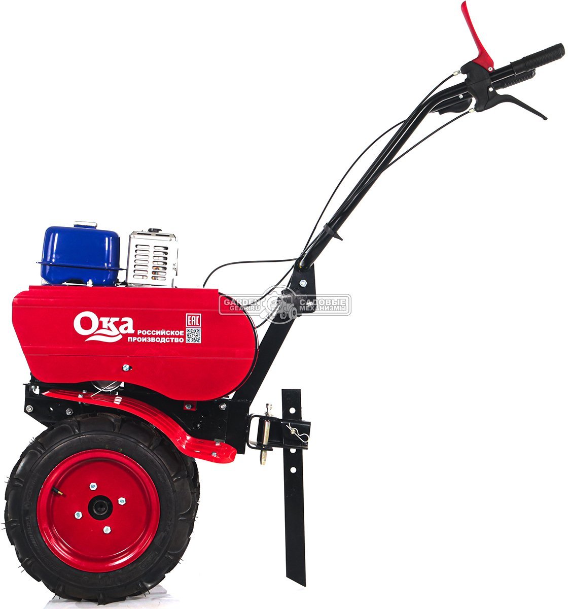 Мотоблок Ока МБ-1Д2М12 Yamaha MX200 6.5 (RUS, колеса 4.00х10, 196 куб.см., 70 см, 2 вперед/2 назад, шкив, 94 кг)