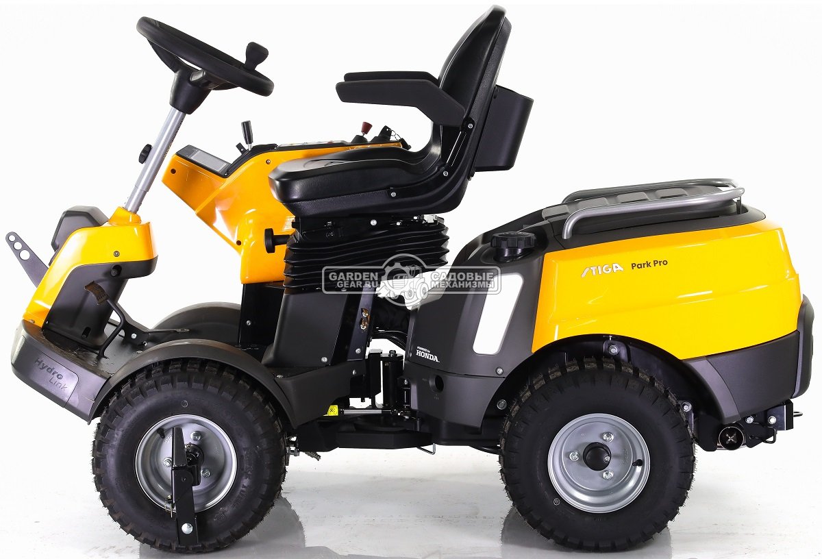 Садовый райдер Stiga Park PRO 900 AWX 4WD без деки (ITA, Honda GXV 690, 688 куб.см., гидростатика, полный привод, гидровыходы, 270 кг.)