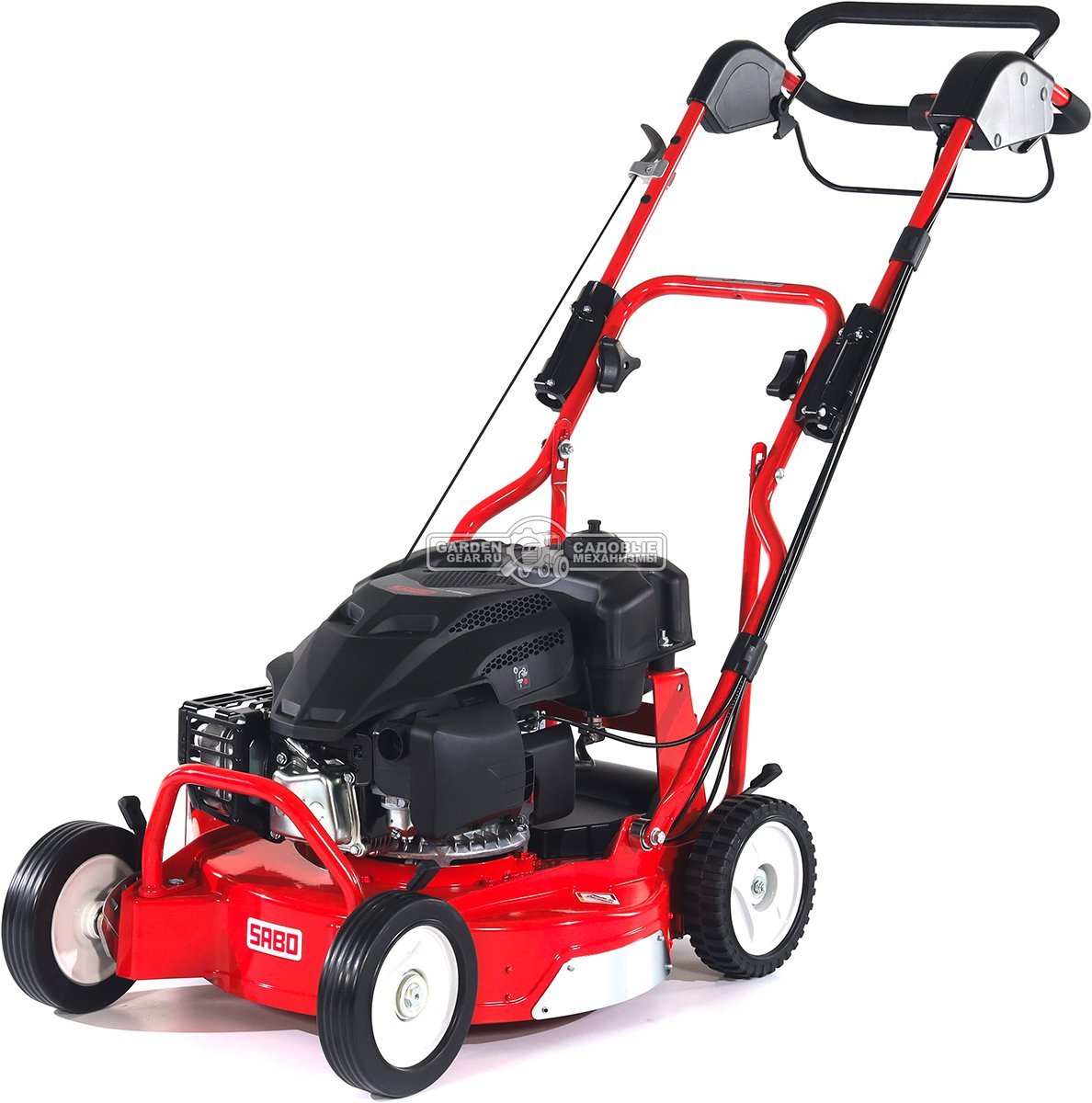 Газонокосилка бензиновая SABO 52-PRO SKA PLUS (GER, 50 см., Yamaha, 190 куб.см., бак - 6 л., алюминий, вариатор, боковой выброс, 51 кг.)