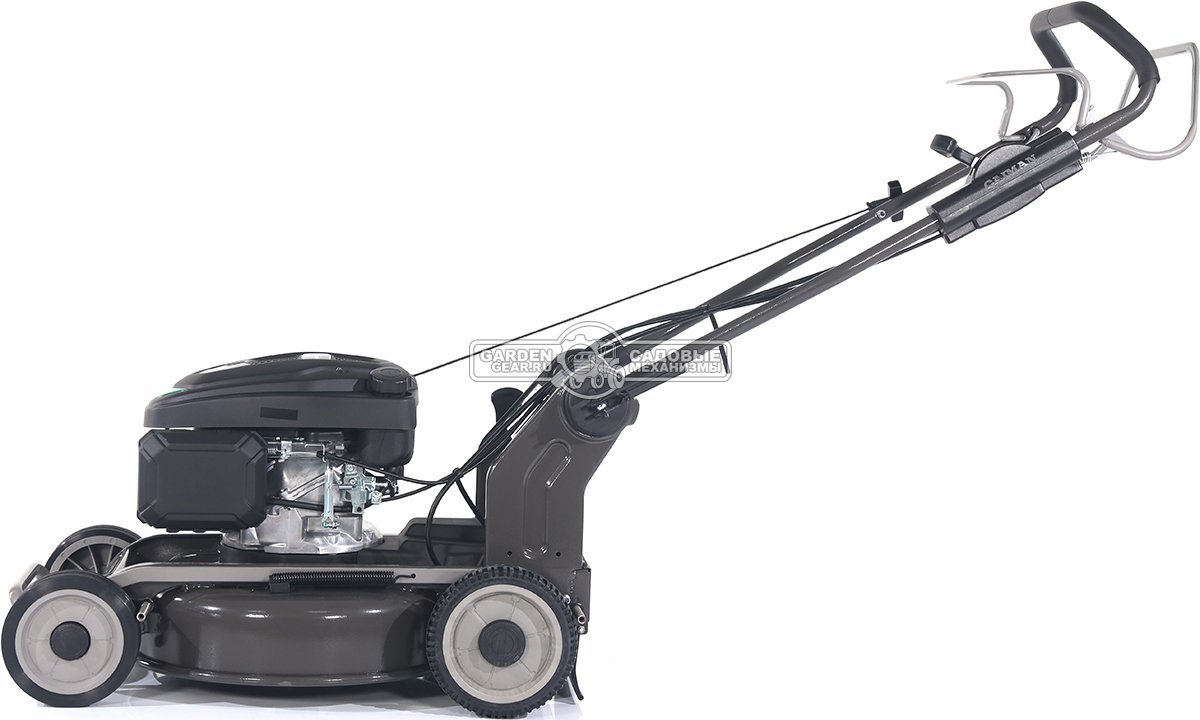 Газонокосилка бензиновая Caiman Fasto 50CT мульчирующая (RUS, 46 см, Caiman Green Engine, 166 см3, сталь, 40,4 кг.)
