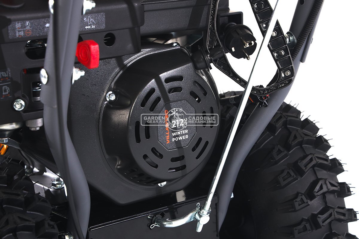 Снегоуборщик Villartec WB C-76 Plus (PRC, 61 см, Villartec, 212 см3, эл/стартер 220В, фара, скорости 4/1, 62 кг)