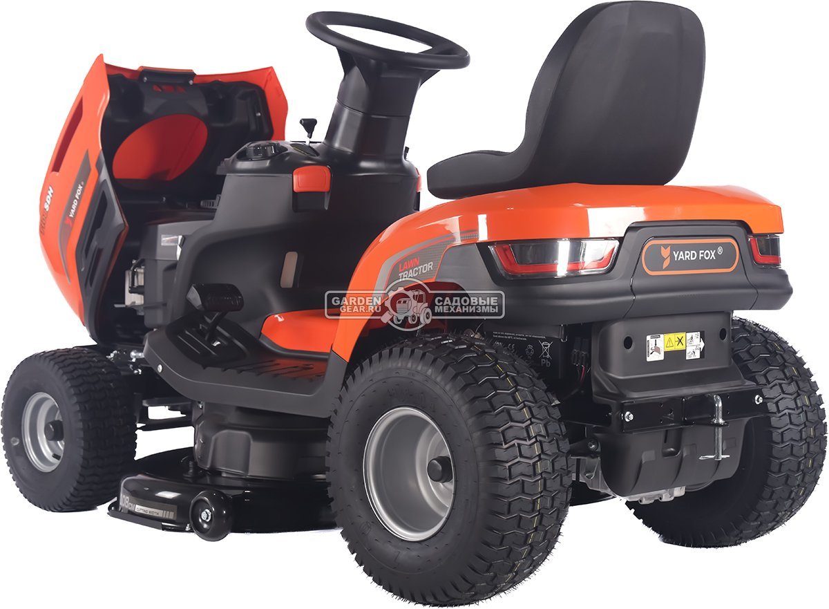 Садовый трактор Yard Fox Optima T 108 SDH (PRC, Loncin V-Twin 586 куб.см., гидростатика, боковой выброс, ширина кошения 108 см, 200 кг)