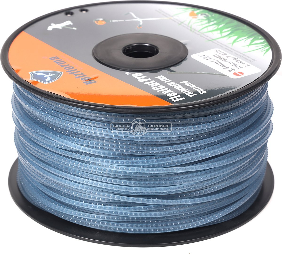 Леска Holzfforma FlexiCut Pro Serrated 3,4 мм, 300 м, звездочка