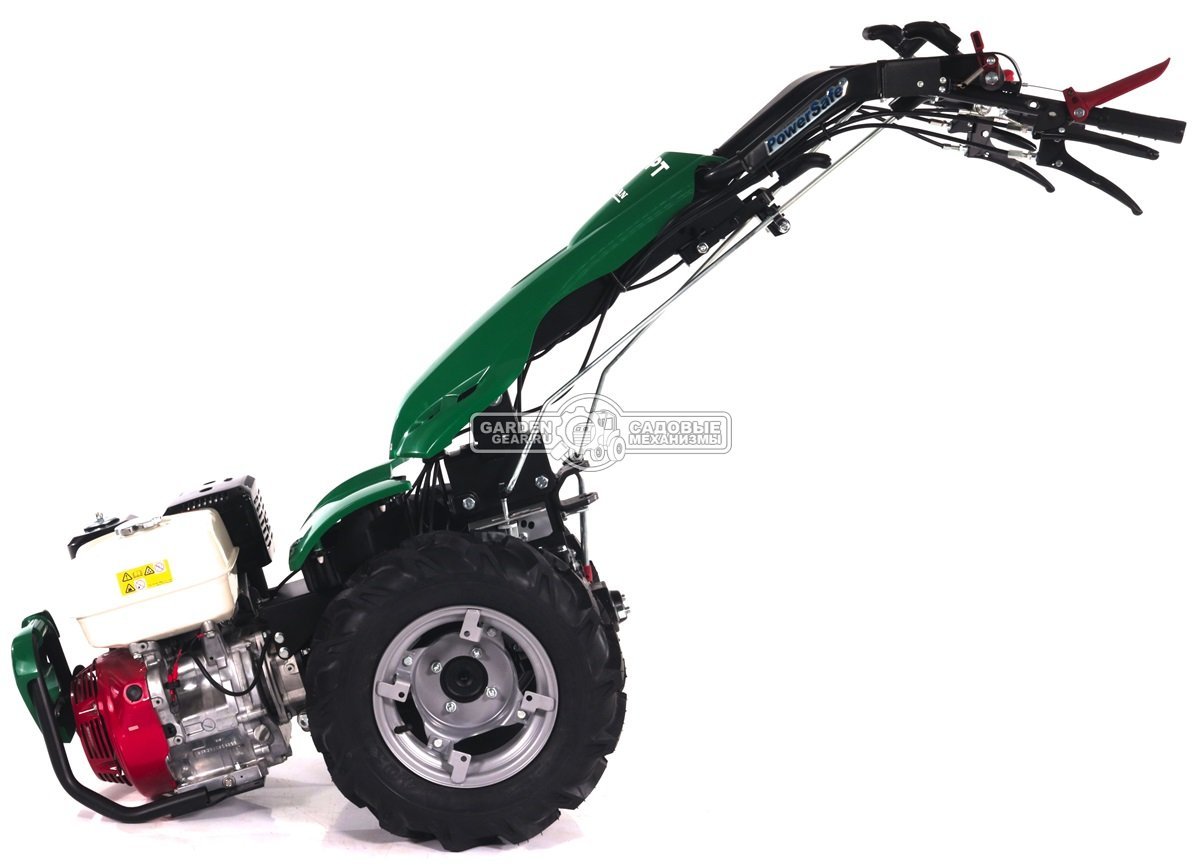 Мотоблок Caiman Atletico 340PT (ITA, Honda GX390, 389 куб.см., дифференциал, колеса 5.00х10, тормоза, 3 вперед + 3 назад, 116 кг.)