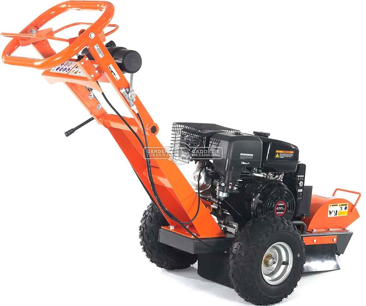 Измельчитель пней ZimAni SG350 с эл/стартером (PRC, Loncin G420F, 420 см3, диаметр фрезы 300 мм, 104 кг)